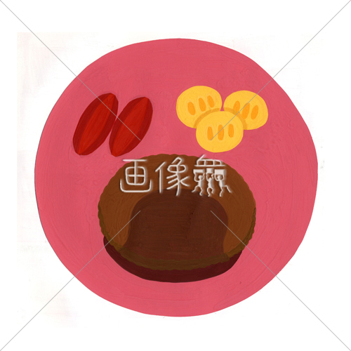 ハンバーグの絵を描いたイラスト 画像衆 ハンバーグの絵を描いたイラスト 画像衆
