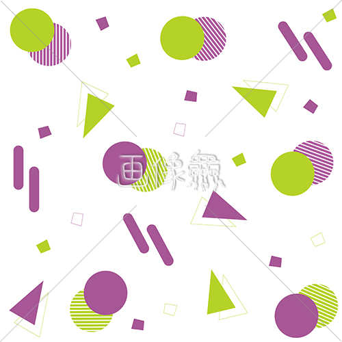 幾何学模様のシームレス模様素材 1 画像衆