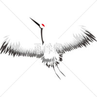 鶴のイラスト素材(2)