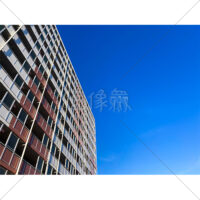 高層団地と青空の写真素材(1)